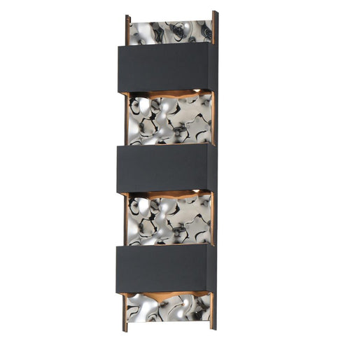 ET2 Coulee Outdoor Wall Mount in Black Finish Model: E30264-125BK