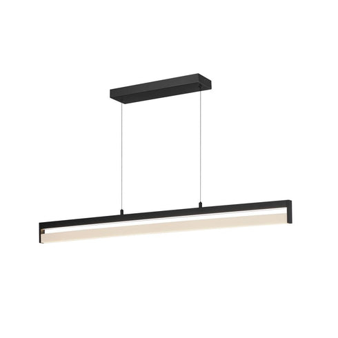 ET2 Crossbar Single Pendant in Black Finish Model: E36104-BK