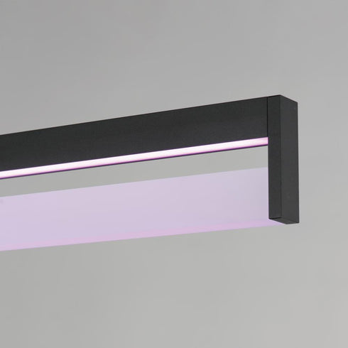 ET2 Crossbar Single Pendant in Black Finish Model: E36104-BK