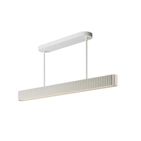 ET2 Delphi Linear Pendant in Chaulk White Finish Model: E25176-CHK