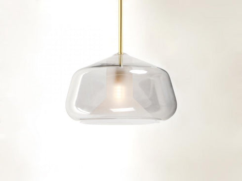 ET2 Deuce Single Pendant in Satin Brass Finish Model: E10042-18SBR
