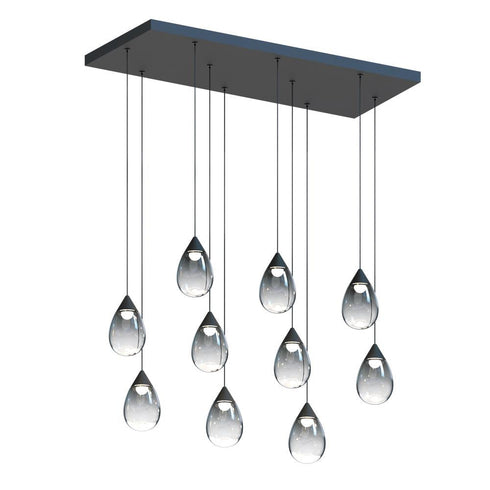ET2 Dewdrop Linear Pendant in Black Finish Model: E21566-142BK