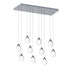ET2 Dewdrop Linear Pendant in Black Finish Model: E21566-142BK