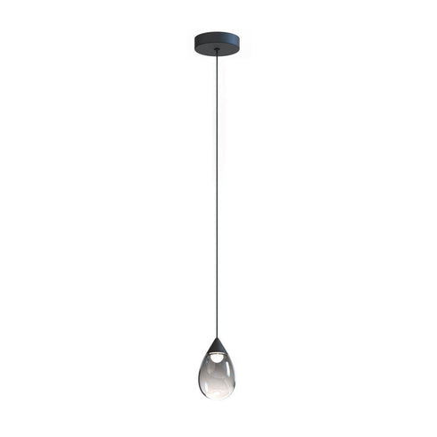 ET2 Dewdrop Mini Pendant in Black Finish Model: E21561-142BK