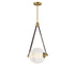 ET2 Dispatch Single Pendant in Natural Aged Brass Finish Model: E24088-90NAB