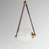 ET2 Dispatch Single Pendant in Natural Aged Brass Finish Model: E24088-90NAB