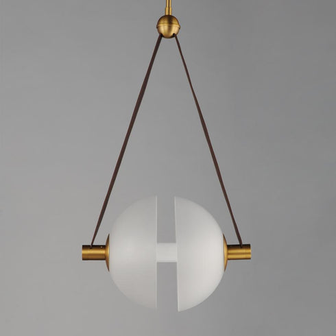 ET2 Dispatch Single Pendant in Natural Aged Brass Finish Model: E24088-90NAB