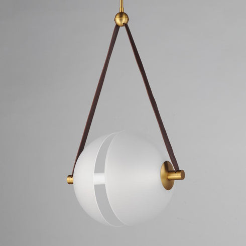 ET2 Dispatch Single Pendant in Natural Aged Brass Finish Model: E24089-90NAB