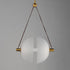 ET2 Dispatch Single Pendant in Natural Aged Brass Finish Model: E24089-90NAB