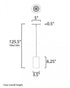ET2 Dwell Single Pendant Model: E25002-WT