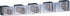 ET2 E22835-18SVPC Gem 5-Light Bath Vanity with SV Shade