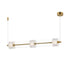 ET2 Elysian Linear Pendant in Natural Aged Brass Finish Model: E11083-124NAB