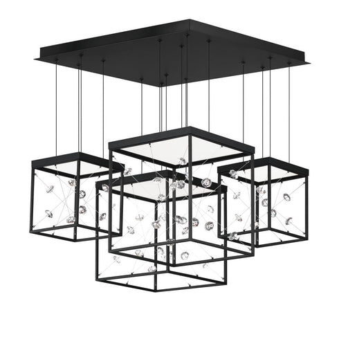 ET2 Entanglement Multi Light Pendant in Black Finish Model: E21254-20BK