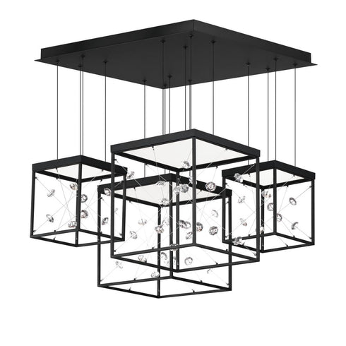 ET2 Entanglement Multi Light Pendant in Black Finish Model: E21254-20BK