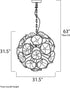ET2 Fiori Single Pendant Model: E22096-28