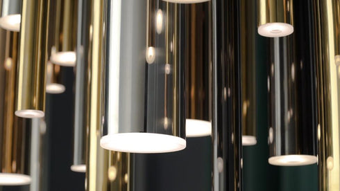 ET2 Flute Linear Pendant Model: E10017-MPLT