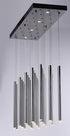 ET2 Flute Multi Light Pendant in Black Chrome Finish Model: E10010-BC