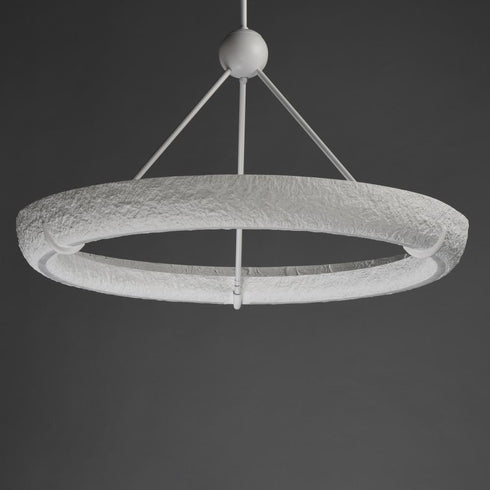 ET2 Geist Ring Pendant in Textured White Finish Model: E25193-TW