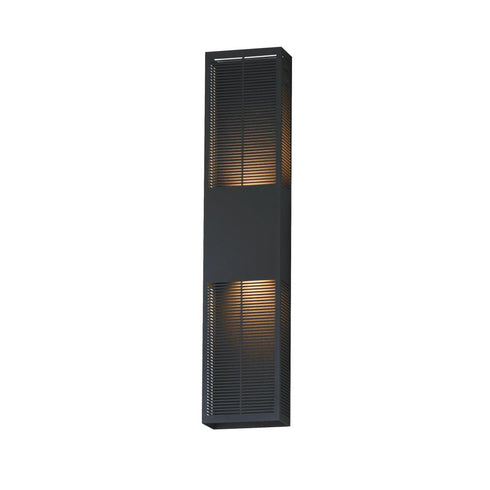 ET2 Grate Outdoor Wall Mount in Architectural Bronze Finish Model: E30395-ABZ