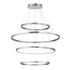 ET2 Groove 5CCT Multi Light Pendant in Brushed Aluminum Finish Model: E52729-AL