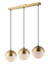ET2 Half Moon Linear Pendant in Metallic Gold Finish Model: E20363-92MG