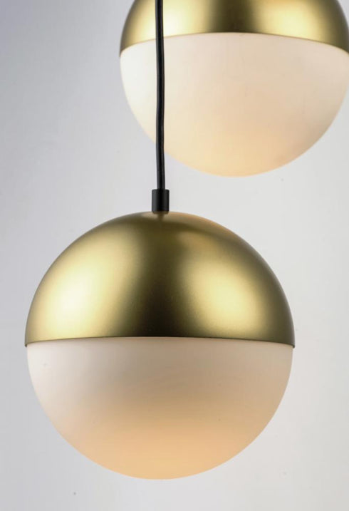 ET2 Half Moon Multi Light Pendant in Metallic Gold Finish Model: E20364-92MG