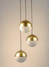ET2 Half Moon Multi Light Pendant in Metallic Gold Finish Model: E20364-92MG