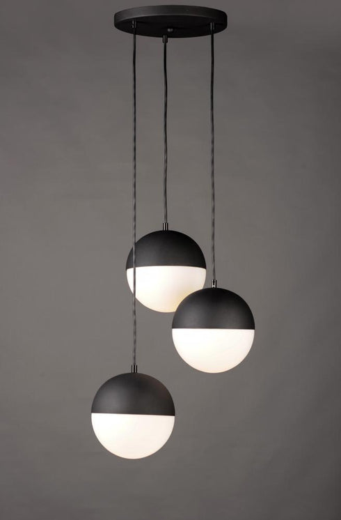 ET2 Half Moon Multi Light Pendant Model: E20364-92BK
