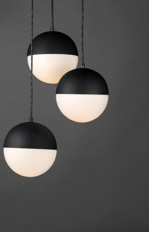 ET2 Half Moon Multi Light Pendant Model: E20364-92BK