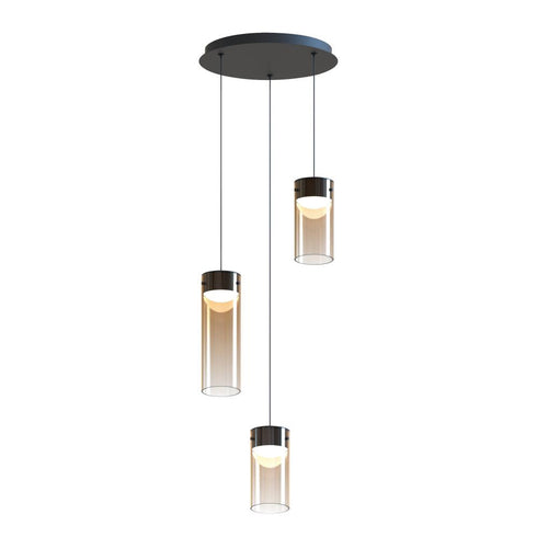 ET2 Highball Multi Light Pendant in Gunmetal Finish Model: E21183-05GM