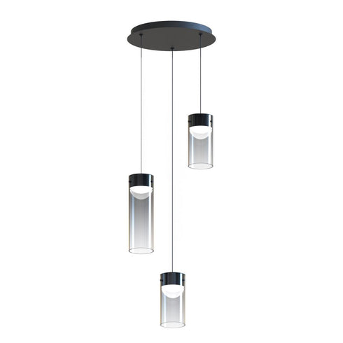 ET2 Highball Multi Light Pendant in Gunmetal Finish Model: E21183-05GM