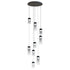 ET2 Highball Multi Light Pendant in Gunmetal Finish Model: E21189-05GM