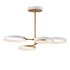 ET2 Hoopla Chandelier in Black / Gold Finish Model: E24322-BKGLD