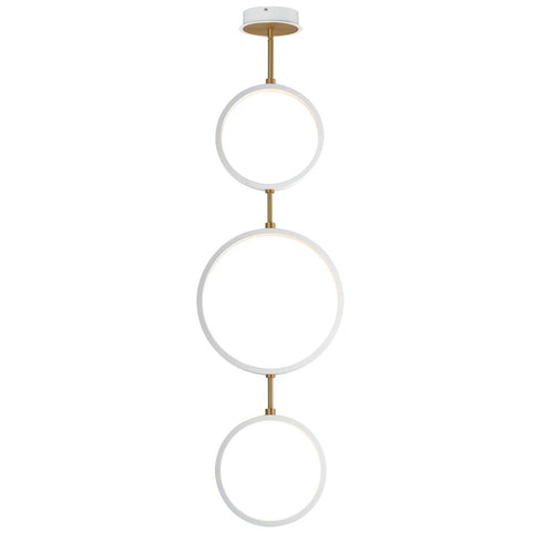 ET2 Hoopla Multi Light Pendant in Black / Gold Finish Model: E24321-BKGLD