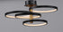 ET2 Hoopla Multi Light Pendant Model: E24324-BKGLD