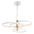 ET2 Hoopla Single Pendant in White/Gold Finish Model: E24326-WTGLD