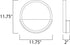 ET2 Hoopla Wall Sconce Model: E24320-BKGLD