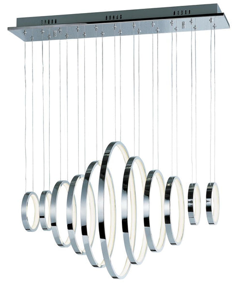ET2 Hoops LED Linear Pendant Model: E22716-PC
