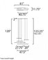 ET2 Hover Multi Light Pendant Model: E21376-BK