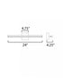 ET2 Hover Wall Sconce Model: E21372-BK
