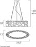 ET2 Inca Linear Pendant Model: E21310-10PC
