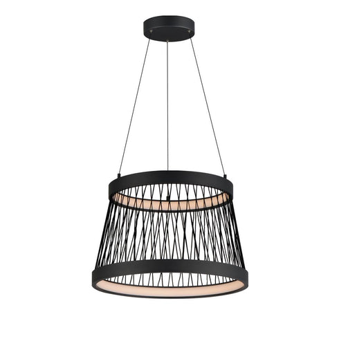 ET2 Loom Single Pendant in Black Finish Model: E20982-BK
