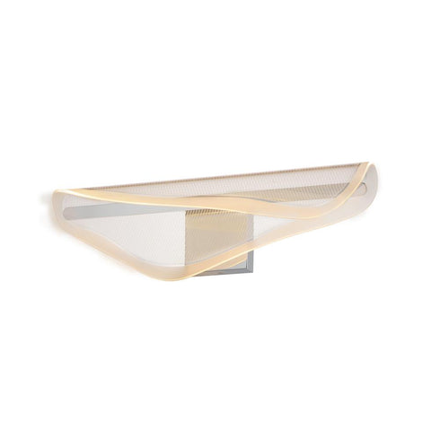 ET2 Manta - Bath Vanity Manta Bath Vanity Wall Sconce in Black Finish Model: E24712-144BK