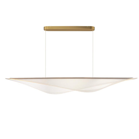 ET2 Manta Linear Pendant in Black Finish Model: E24718-144BK