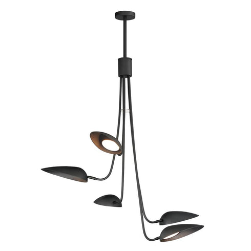 ET2 Marsh Multi Light Pendant in Black Finish Model: E24095-BK