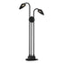 ET2 Marsh Outdoor Pathway Light in Black Finish Model: E24099-BK