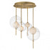 ET2 Martini Multi Light Pendant in Natural Aged Brass Finish Model: E11096-10NAB