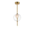 ET2 Martini Single Pendant in Natural Aged Brass Finish Model: E11091-10NAB