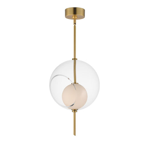 ET2 Martini Single Pendant in Natural Aged Brass Finish Model: E11092-10NAB