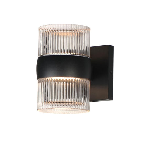 ET2 Modular Outdoor Wall Mount in Black Finish Model: E30166-144BK